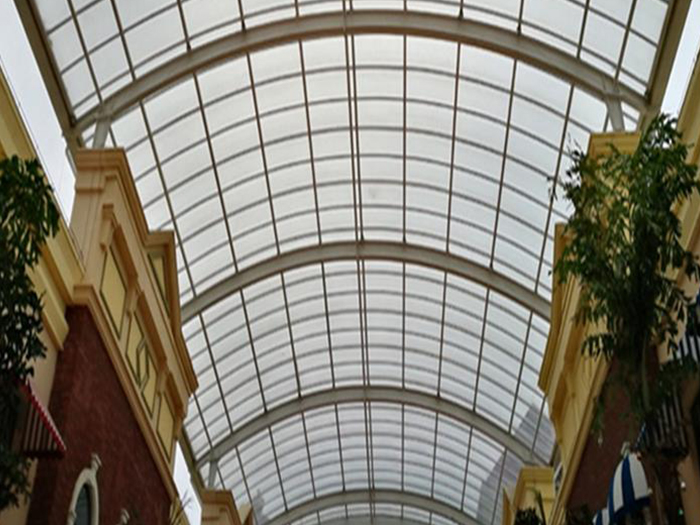 张家港屋面网架顶棚吊装方案